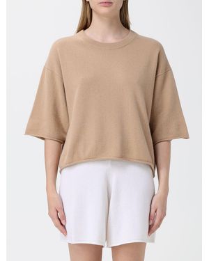 Allude Kaschmir-Rundhalspullover - Weiß