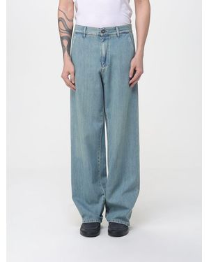 Lardini Wide-Leg Jeans - Blue