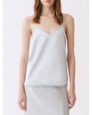 Fabiana Filippi Basic Viscose Top Magda Butrym - White