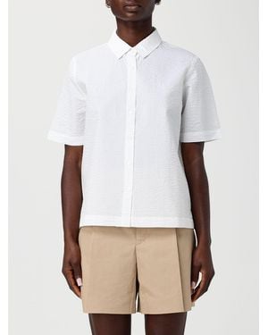 Sun 68 Seersucker Cotton Shirt - White