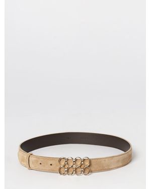 Orciani Suede Belt - White