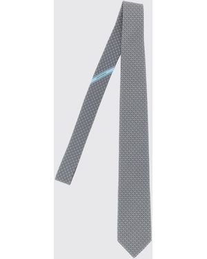 Ferragamo Cravatta Uomo - Bianco