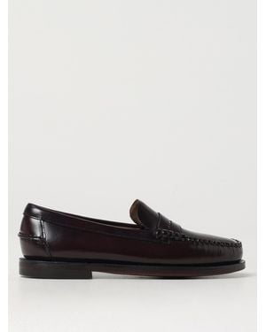 Sebago Classic Dan Bicolor Leather Loafers - Black