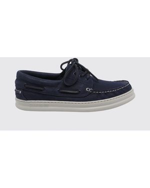 Camper Runner Nubuck Boat Loafers - Blue