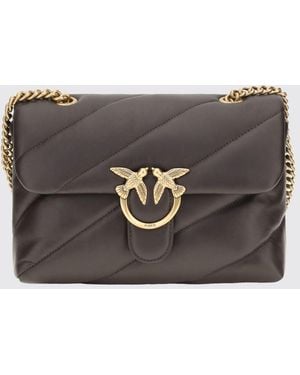 Pinko Bolso De Hombro Mujer - Gris