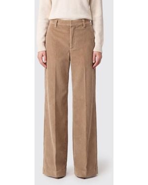 Brunello Cucinelli High-Waisted Wide-Leg Pants - Natural