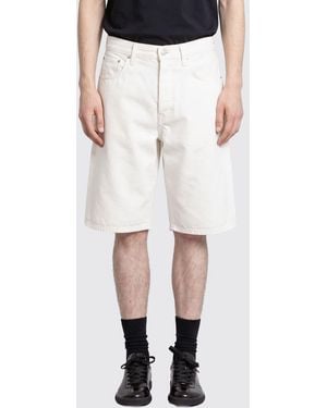 sunflower Denim Shorts - White