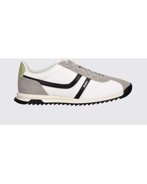 BOSS Zayn Nylon And Polyester Trainers - White