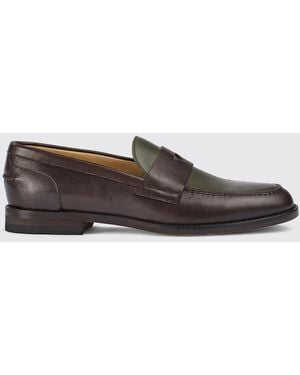 Doucal's Bicolour Leather Loafers - Multicolour