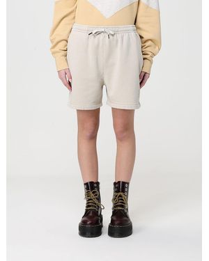 Isabel Marant Cotton Shorts With Drawstring - Natural
