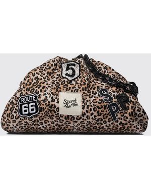 Secret Pon-pon Shoulder Bag - Black