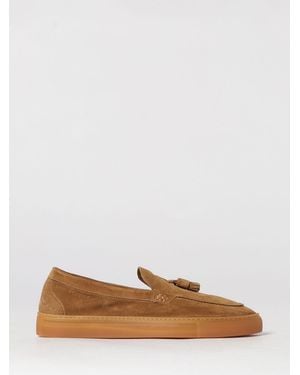 COPENHAGEN Paia Suede Loafers With Tassels - Brown