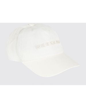 Weekend by Maxmara Cotton Baseball Cap With Logo - White