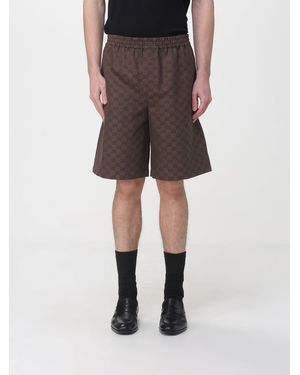 Gucci Linen Blend Shorts - Multicolour