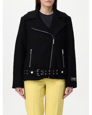 Ganni Boucle Zipup Jacket - Black
