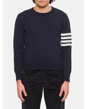Thom Browne Jersey De Algodón - Azul