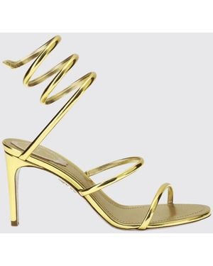 Rene Caovilla Heeled Sandal - Metallic