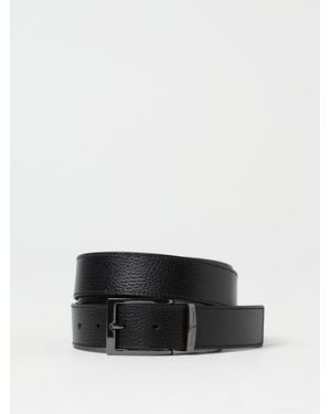 Emporio Armani Reversible Leather Belt Armani Exchange - Black