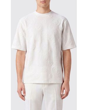 CASABLANCA Tone-On-Tone Logo Cotton T-Shirt - White