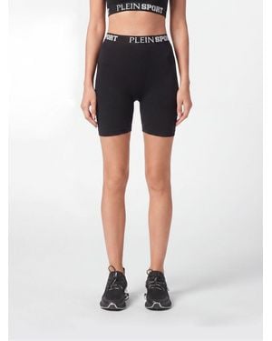 Philipp Plein Technical Stretch Fabric Shorts - Blue