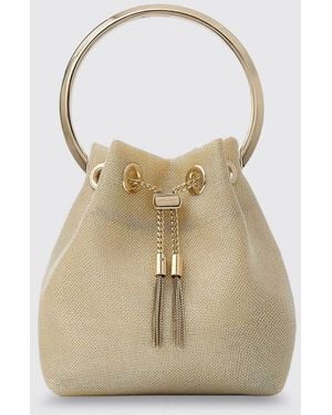 Jimmy Choo Bon Bon Mini Mesh Bag - Natural
