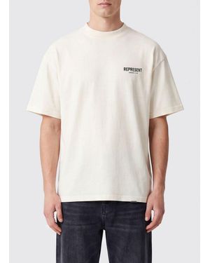 Represent Baumwoll-T-Shirt Mit Logo-Print - Weiß