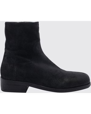 Marsèll Gnocco Stiefeletten Aus Genarbtem Leder Mit Seitlichem Reißverschluss - Schwarz