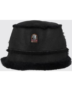 Parajumpers Fischerhut Aus Shearling Mit Gesticktem Logo - Schwarz