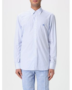Etro Striped Cotton Shirt Fendi - Blue
