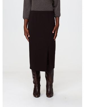Liviana Conti Midi Pencil Skirt - Black