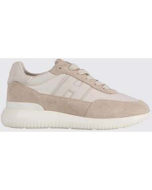 Hogan H709 Suede Sneakers - Natural