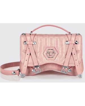 Philipp Plein Leather Bag - Pink