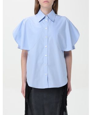 Stella McCartney Camicia Di Cotone - Blu