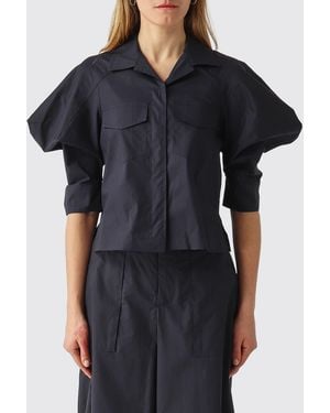 MEIMEIJ Cotton Poplin Shirt - Black
