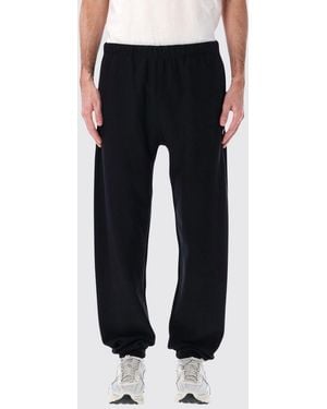 Champion Straight Leg Cotton Jogging Trousers With Elasticated Waist - Black