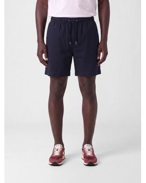 Giorgio Armani Linen Shorts - Blue