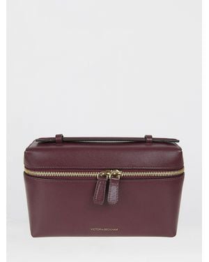 Victoria Beckham Vanity Leather Handbag - Purple