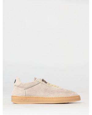 Soldini 80 Akira Perforated Suede Trainers - Natural
