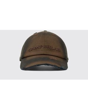 Camper Cotton Baseball Cap With Tone-On-Tone Logo - Brown