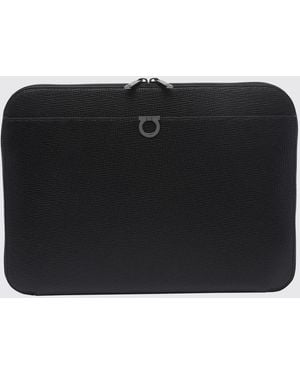 Ferragamo Pocket Square - Black