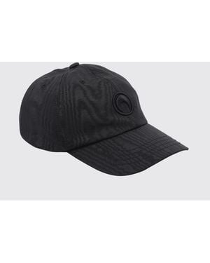 Marine Serre Recycled Polyester Baseball Cap With Logo - Black