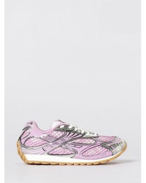 Bottega Veneta Orbit Technical Fabric And Mesh Trainers - Pink
