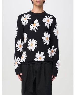 Moschino Maglia A Girocollo Con Margherite - Blu