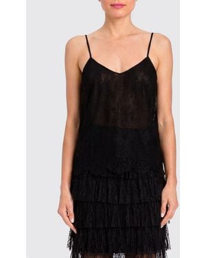 Twinset Lace Top - Black