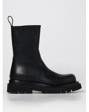 Bottega Veneta Puddle Leather Chelsea Boots - Black