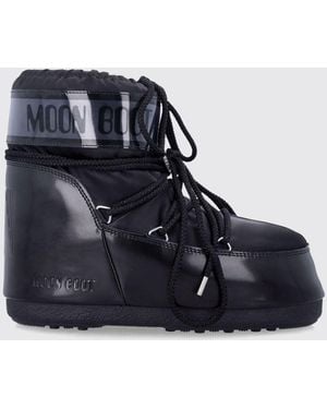 Moon Boot Flat Ankle Boots - Blue
