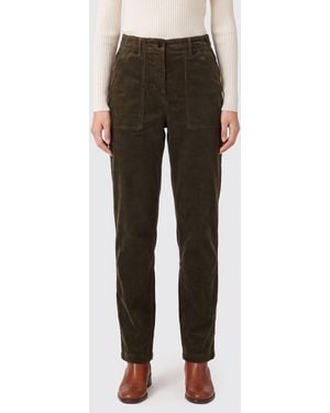 Aspesi Mittelhohe Skinny-Hose Aus Baumwollcord Von - Grün