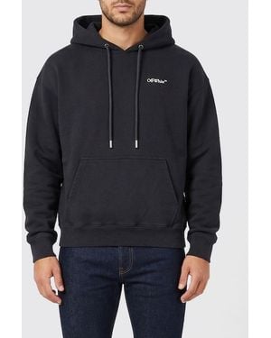 Off-White c/o Virgil Abloh Cotton Hoodie - Blue