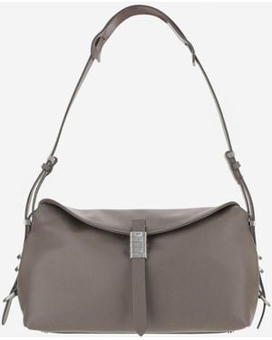 Pinko New Saddle Vitello Morbido - Grigio