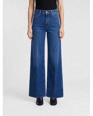 PAIGE High-Waisted Palazzo Jeans - Blue